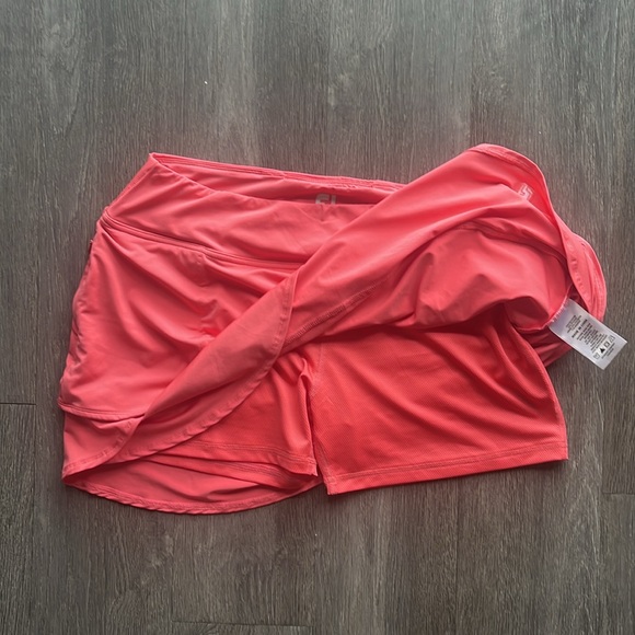 FootJoy Performance Layered Skort ✧ Bright Coral ✧ Size L - Picture 4 of 9